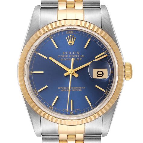 rolex gold blau herren|Rolex modelle gold.